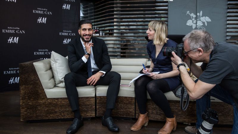 Emre Can là đại sứ thương hiệu thời trang H&M